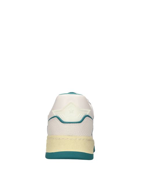 BLAKE leather sneakers ASH | BLAKE TUMBLED LEATHER-ROUNDERBIANCO-VERDE